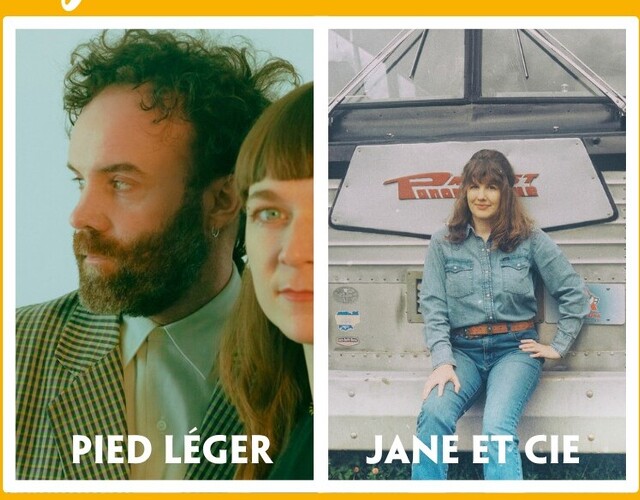 Les vendredis en musique - Pied Léger et Jane et cie